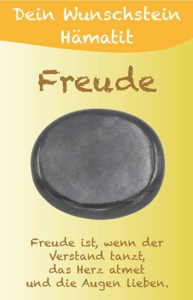 Dein Wunschstein, Hämatit - Freude