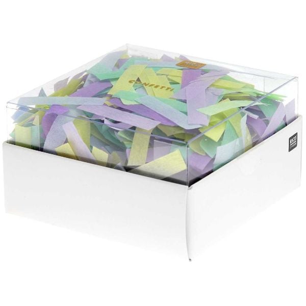 Krepp Konfetti, Ozean Mix, 15g , 7 x 35 mm, 25g/m²