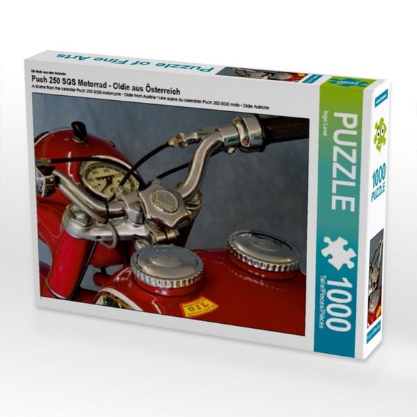 Ein Motiv aus dem Kalender Puch 250 SGS Motorrad - Oldie aus Österreich (Puzzle)