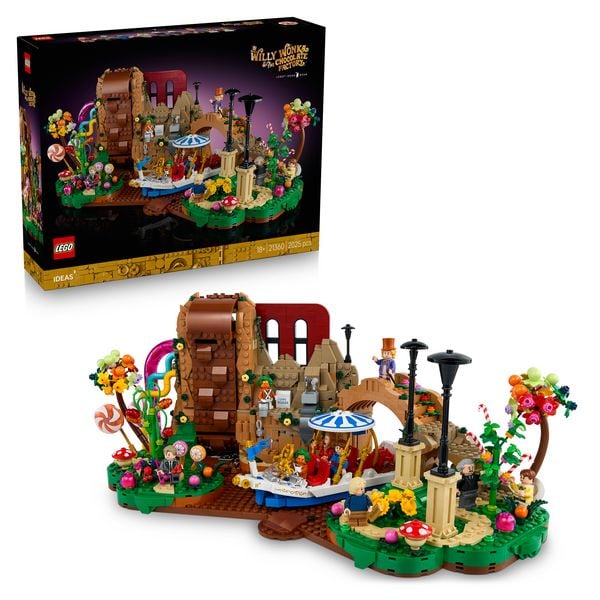LEGO Ideas 21360 Willy Wonka und die Schokoladenfabrik, Modellbau