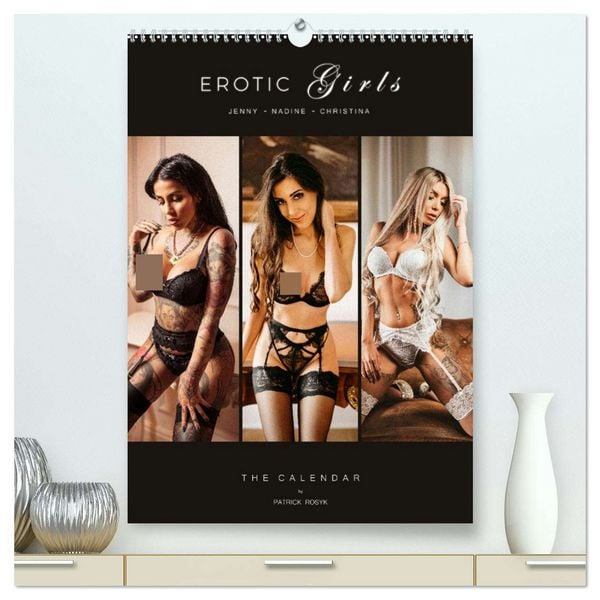 Erotic Girls - Jenny Nadine Christina (hochwertiger Premium Wandkalender 2026 DIN A2 hoch), Kunstdruck in Hochglanz