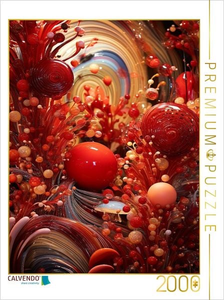 CALVENDO Puzzle Kugelwachstum - organische Form aus Glas | 2000 Teile Lege-Größe 90x67cm Foto-Puzzle für glückliche Stunden