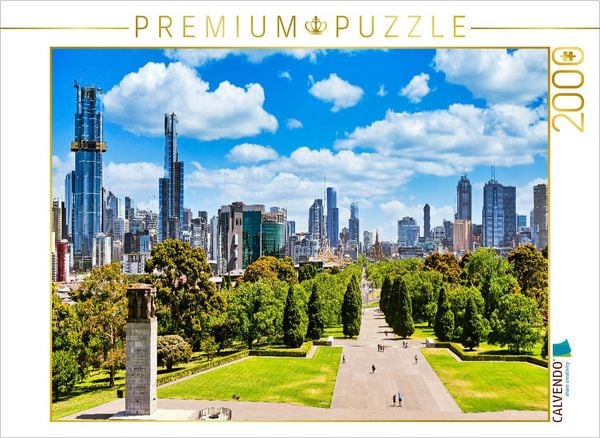 CALVENDO Puzzle Melbourne - Central Business District | 2000 Teile Lege-Größe 90x67cm Foto-Puzzle für glückliche Stunden