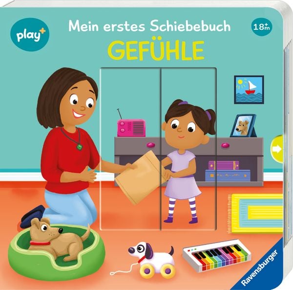Play+ Mein erstes Schiebebuch Gefühle - ab 18 Monate