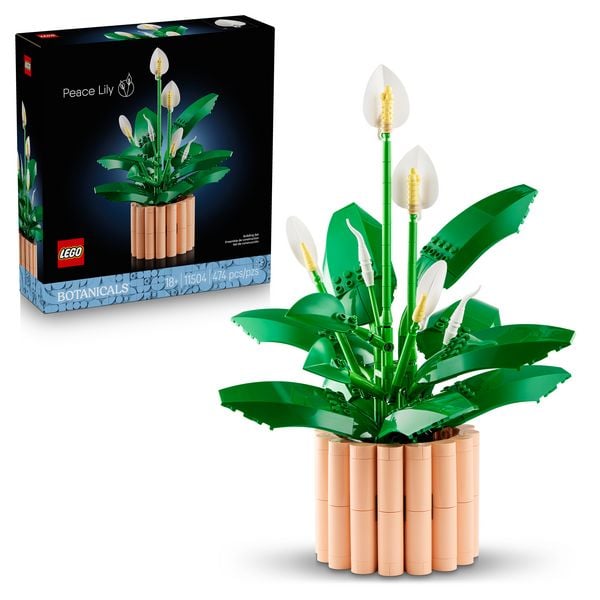 LEGO Botanicals 11504 Friedenslilie, Kunstblumen, DIY Deko Pflanzen