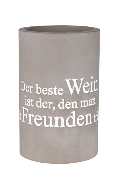 'Räder Flaschenkühler ''Der beste Wein'', D: 13,5cm'