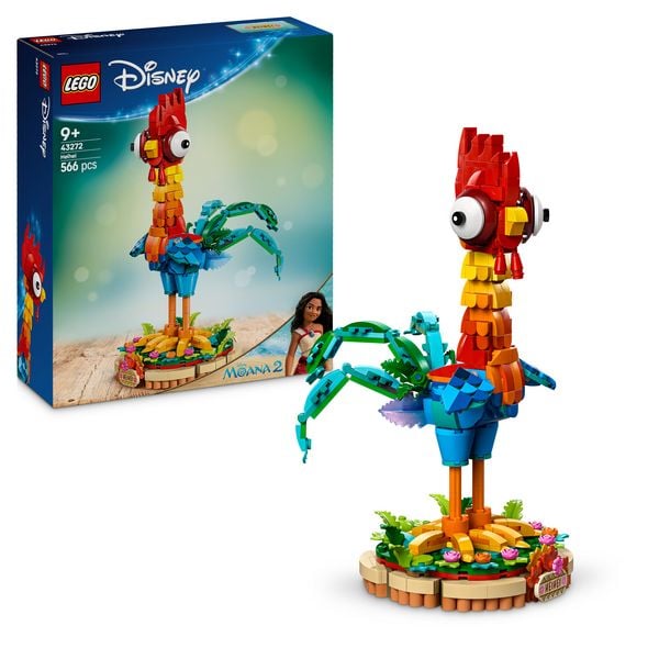 LEGO ǀ Disney 43272 Vaiana 2 Heihei, Kreatives Spielzeug mit Tierfigur