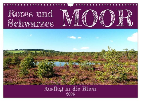Rotes und Schwarzes Moor (Wandkalender 2026 DIN A3 quer), CALVENDO Monatskalender