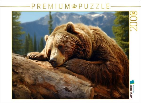 'CALVENDO Puzzle Ein Motiv aus dem Kalender ''Wenn sie schlafen'' | 2000 Teile Lege-Größe 90x67cm Foto-Puzzle für glückliche Stunden'