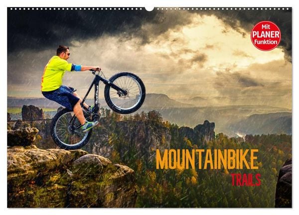 Mountainbike Trails (Wandkalender 2026 DIN A2 quer), CALVENDO Monatskalender