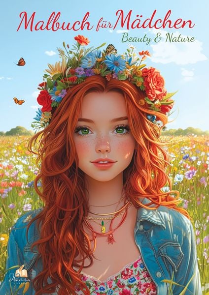 Malbuch für Mädchen ab 10 Jahren – Beauty & Nature – mit 52 Ausmalbildern | Kreatives Geschenk mit floralen Mädchenmotiven, Tieren & Naturkulissen zum