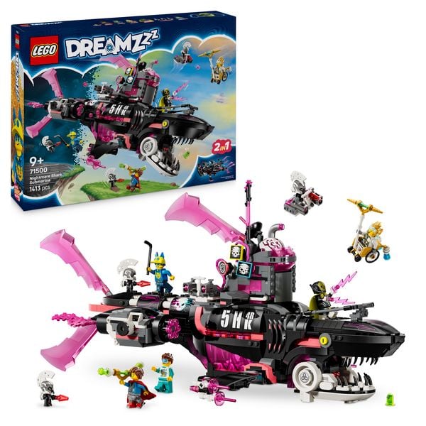 LEGO DREAMZzz 71500 Albtraumhai-U-Boot, Kreatives Kinder Spielzeug