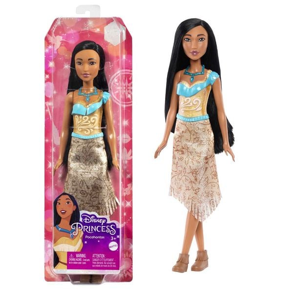 Disney Prinzessin-Spielzeug, Pocahontas-Modepuppe mit Accessoires
