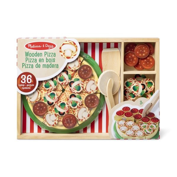 Pizza Party Spielset aus Holz
