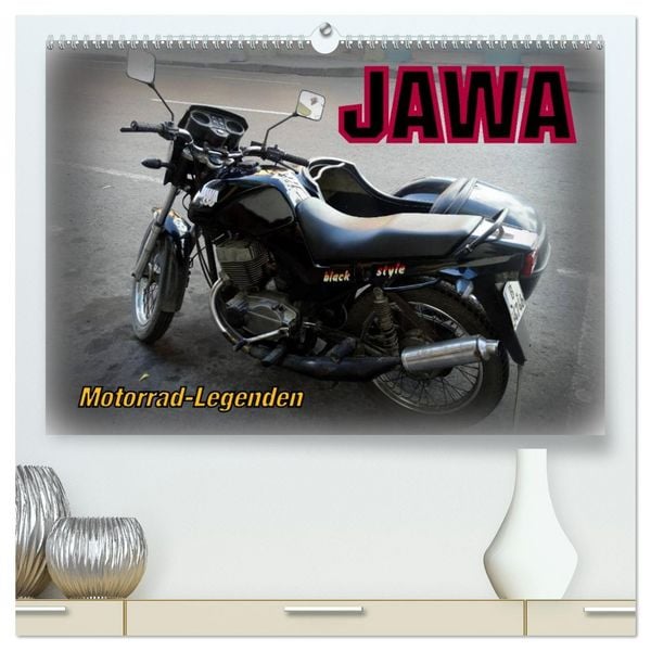 Motorrad-Legenden: JAWA (hochwertiger Premium Wandkalender 2026 DIN A2 quer), Kunstdruck in Hochglanz