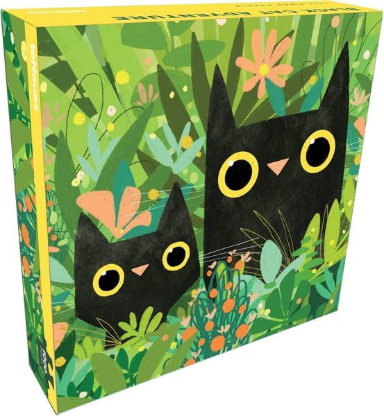 Teneues - 1,000 Piece Puzzle: Black Cat Adventure, 20 X 20 Puzzle, Includes a Full Color Poster Guide