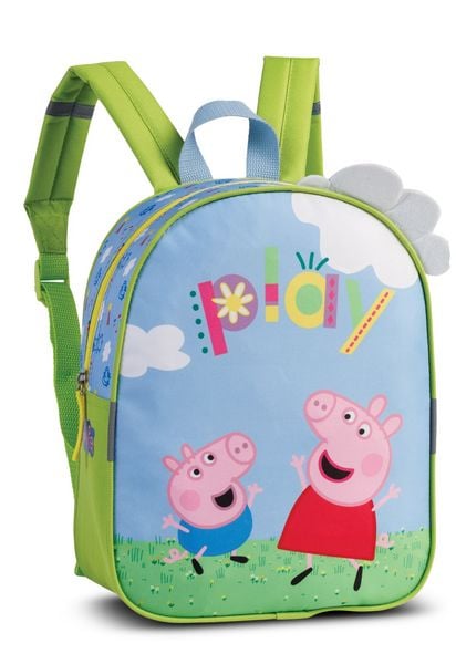 SIEBER Glühwürmchen - Kinderrucksack Peppa Pig, taubenblau
