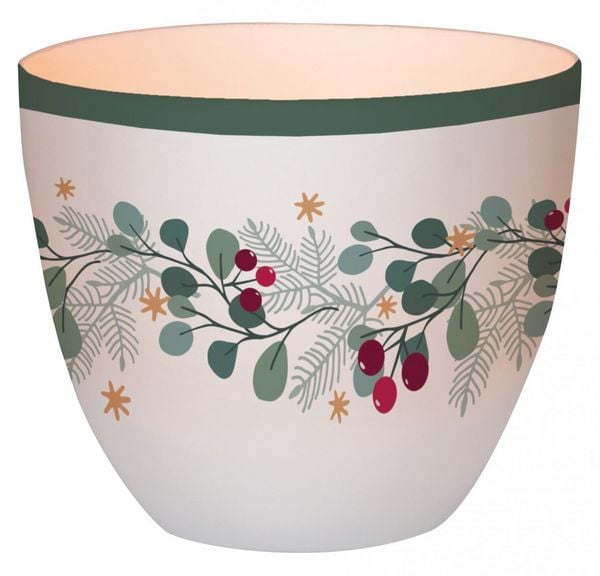 Windlicht aus Porzellan - Lichterzauber