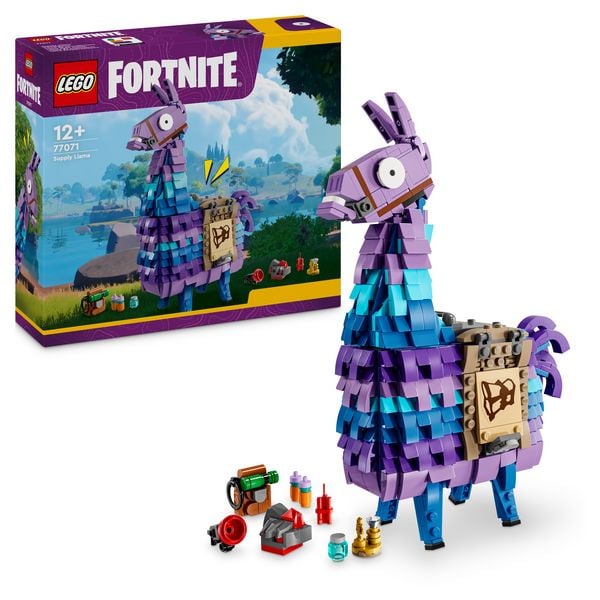 LEGO Fortnite 77071 Vorratslama, Gamer Geschenk ab 12 Jahren, Spielzeug