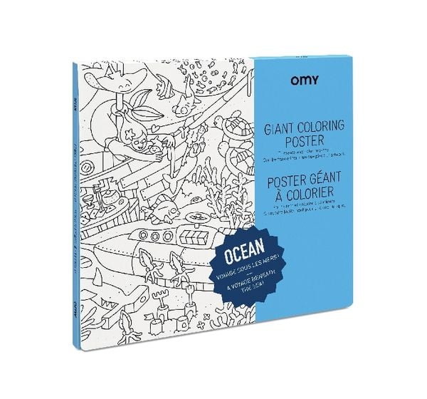 Giant Coloring Poster 70 x 100, Ocean