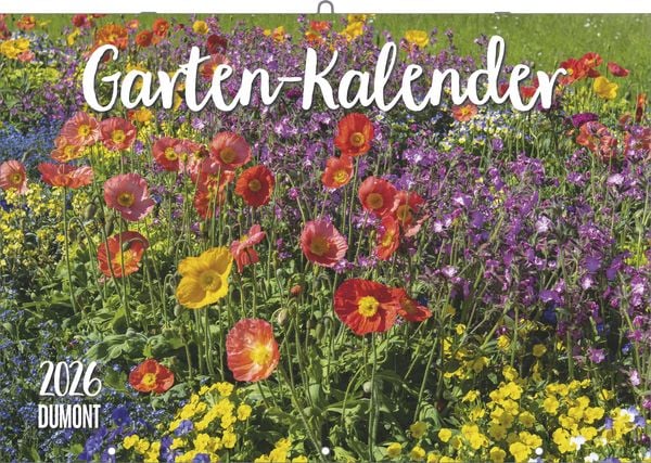 DUMONT - Garten-Kalender 2026 – Broschürenkalender 42 x 29 cm mit 12 Gartenfotos, Tipps & Jahresplaner – Geschenk für Hobbygärtner