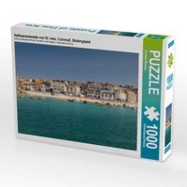 CALVENDO Puzzle Hafenpromenade von St. Ives, Cornwall, Südengland 1000 Teile Lege-Größe 64 x 48 cm Foto-Puzzle Bild von Christian Müringer