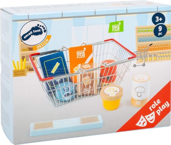 Small foot - Lebensmittel-Set im Einkaufskorb Fresh