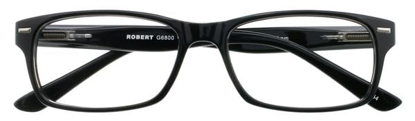 Lesebrille ROBERT, schwarz, +3.00 dpt mit Etui