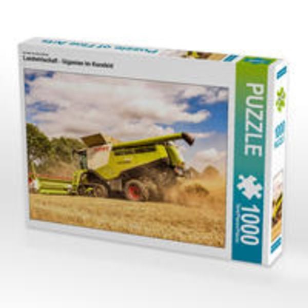 CALVENDO Puzzle Landwirtschaft - Giganten im Kornfeld 1000 Teile Lege-Größe 64 x 48 cm Foto-Puzzle Bild von N N