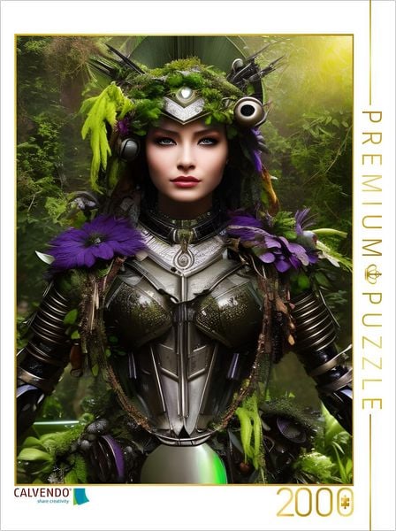 CALVENDO Puzzle Moderne Amazone im Dschungel | 2000 Teile Lege-Größe 90x67cm Foto-Puzzle für glückliche Stunden