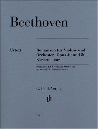 Romanzen Op 40 + 50. Violine, Klavier: Klavierauszug