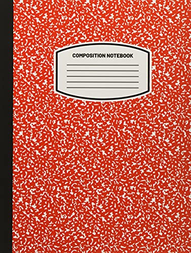 Classic Composition Notebook: (8.5x11) Wide Ruled Lined Paper Notebook Journal (Red) (Notebook for Kids, Teens, Students, Adults) Back to School and Writing Notes