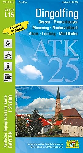 ATK25-L15 Dingolfing (Amtliche Topographische Karte 1:25000): Gerzen, Frontenhausen, Mamming, Niederviehbach, Aham, Loiching, Marklkofen, Gottfrieding ... Amtliche Topographische Karte 1:25000 Bayern)