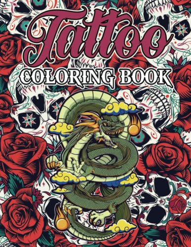 Tattoo Coloring Book for Adults:: Coloring Book fo Adults With Modern Tattoo Designs