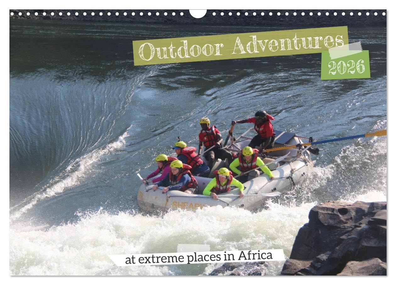 Outdoor Adventures (Wall Calendar 2026 DIN A3 landscape), CALVENDO 12 Month Wall Calendar: Captivating outdoor adventure images from Africa