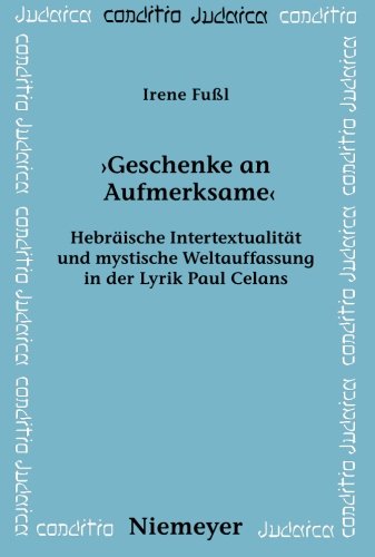 Geschenke an Aufmerksame (Conditio Judaica, Band 68)