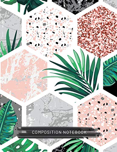 Composition Notebook: (8.5x11) Wide Ruled Lined Paper Journal (Octagon Pattern) (Notebook for Kids, Teens, Students, Adults) Back to School and Writing Notes