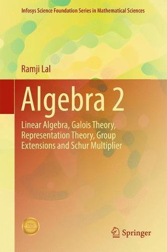 Algebra 2: Linear Algebra, Galois Theory, Representation theory, Group extensions and Schur Multiplier (Infosys Science Foundation Series)
