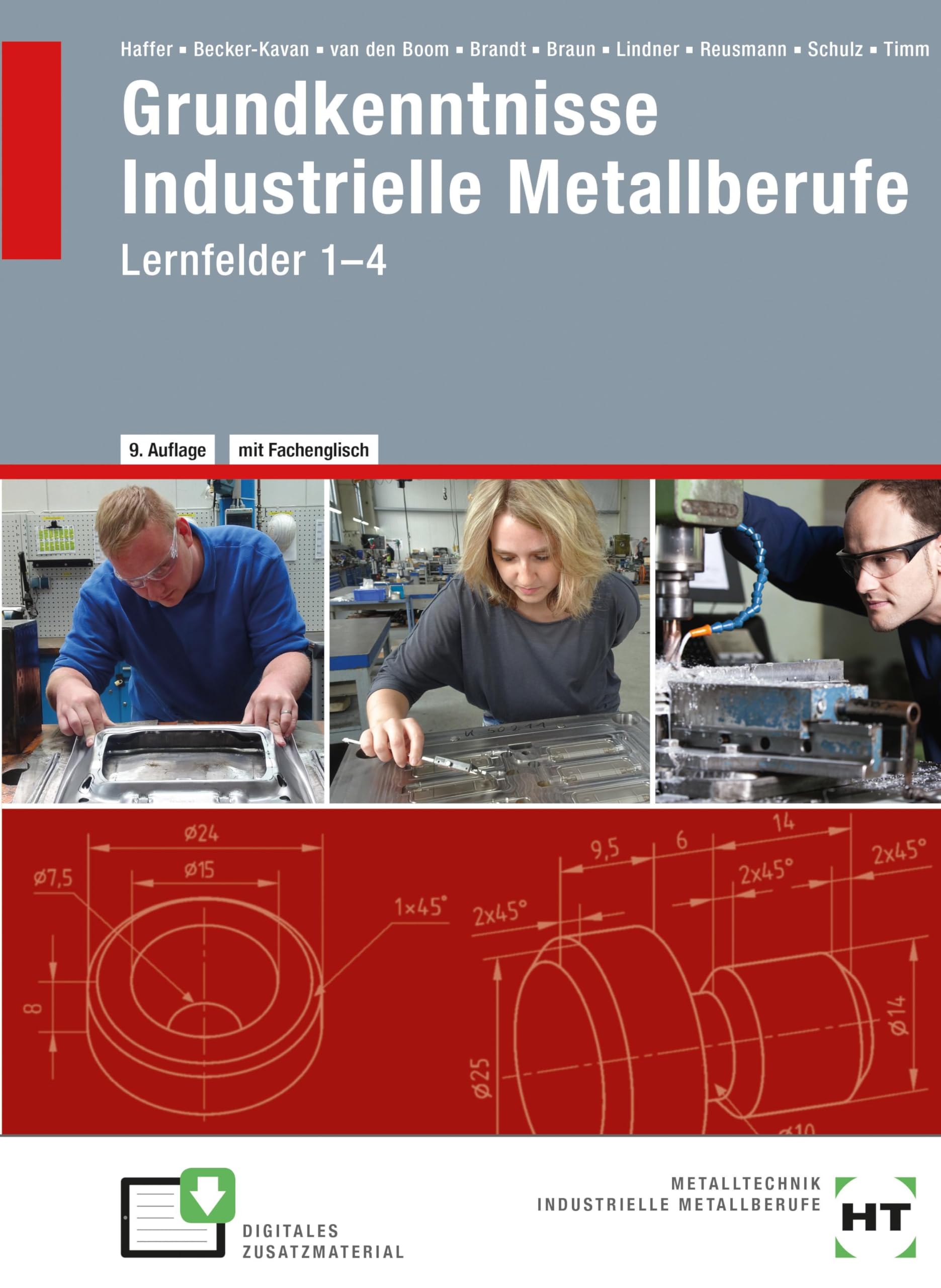 eBook inside: Buch und eBook Grundkenntnisse Industrielle Metallberufe: Lernfelder 1-4