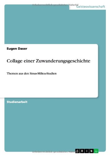 Collage einer Zuwanderungsgeschichte: Themen aus den Sinus-Milieu-Studien
