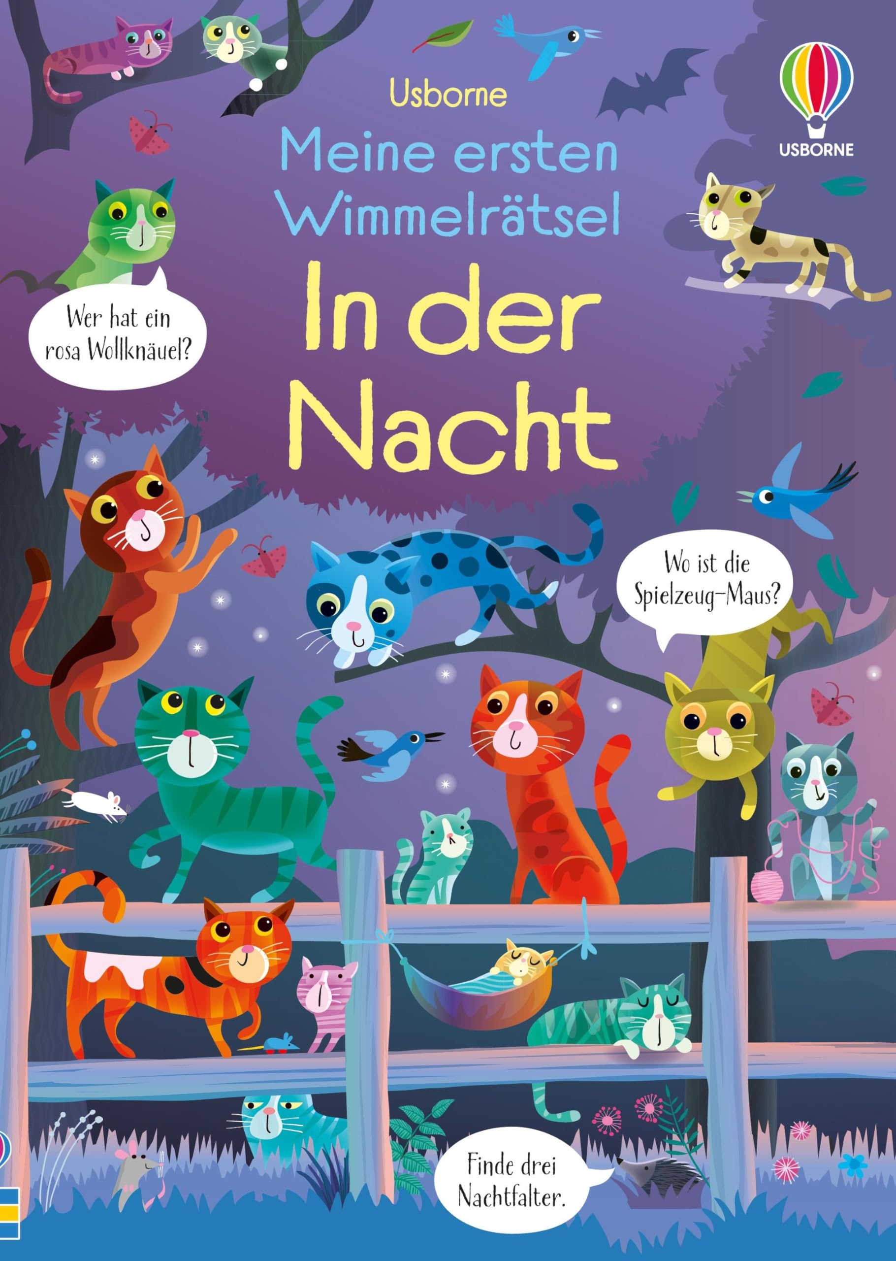 Meine ersten Wimmelrätsel: In der Nacht: Wimmelbuch mit Such- und Zählaufgaben – vielfältige Motive mit Tieren in der Nacht – für Kinder ab 4 Jahren (Meine-ersten-Wimmelrätsel-Bücher)