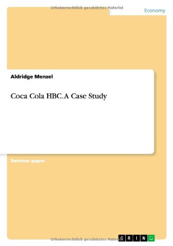 Coca Cola HBC. A Case Study
