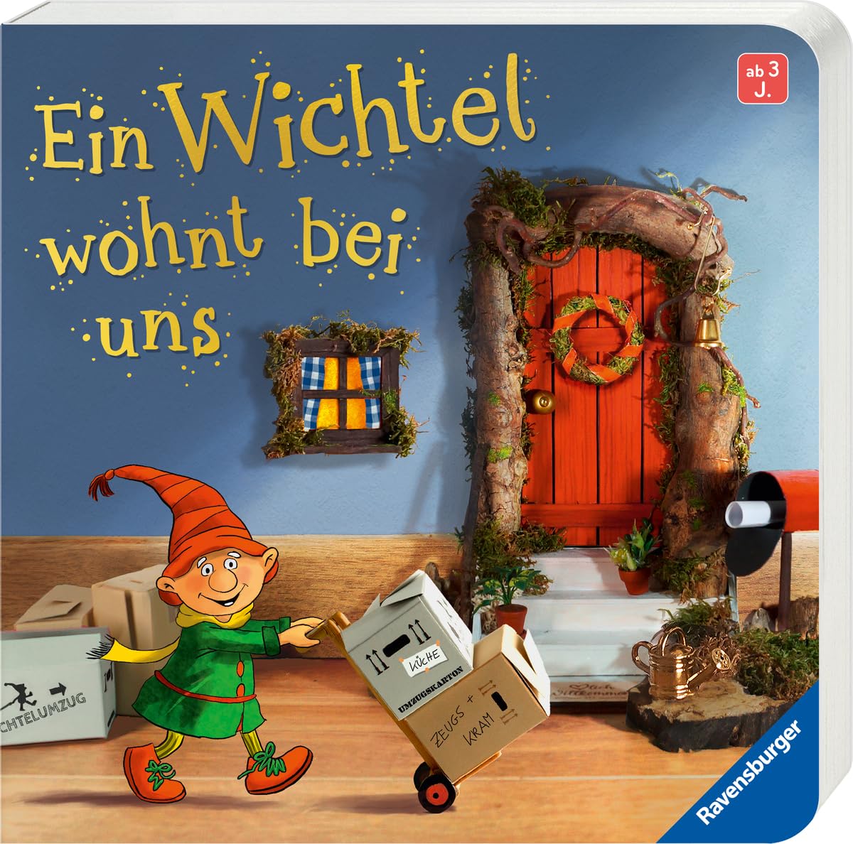 Ein Wichtel wohnt bei uns: Mein erstes Wichteltür-Buch (Weihnachtswichtel, Wichtelbrauch, Geschenk, ab 3 Jahre): Mein erstes Wichteltür-Buch