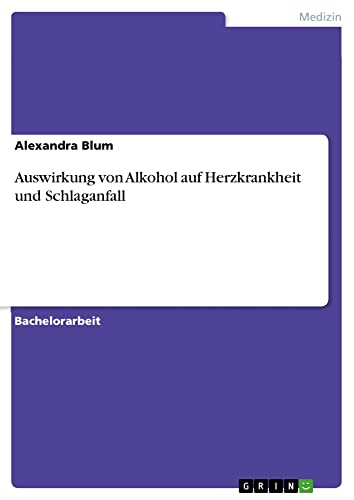 Auswirkung von Alkohol auf Herzkrankheit und Schlaganfall
