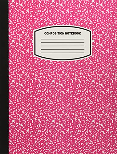 Classic Composition Notebook: (8.5x11) Wide Ruled Lined Paper Notebook Journal (Pink) (Notebook for Kids, Teens, Students, Adults) Back to School and Writing Notes