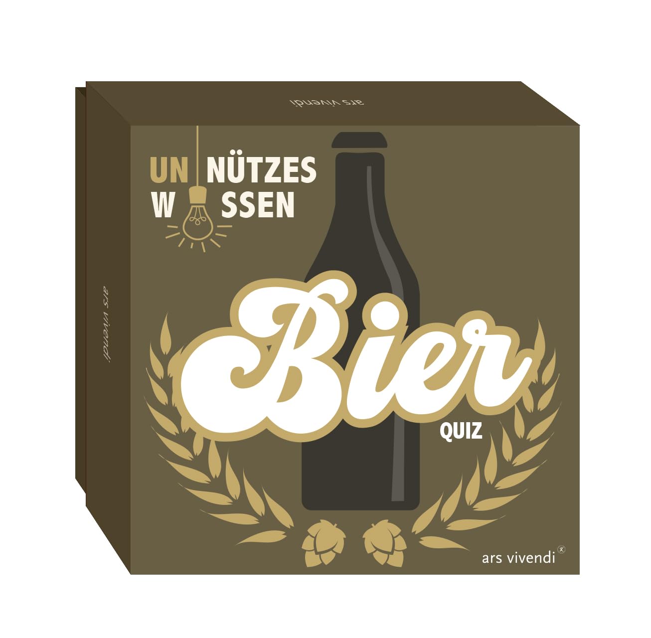 Unnützes Wissen Bier-Quiz: Box mit 66 Spielkarten und Anleitung