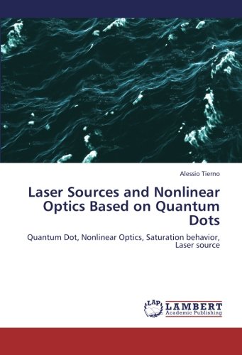 Laser Sources and Nonlinear Optics Based on Quantum Dots: Quantum Dot, Nonlinear Optics, Saturation behavior, Laser source
