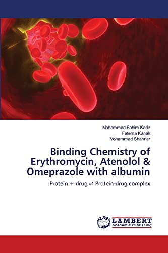 Binding Chemistry of Erythromycin, Atenolol & Omeprazole with albumin: Protein + drug ⇌ Protein-drug complex