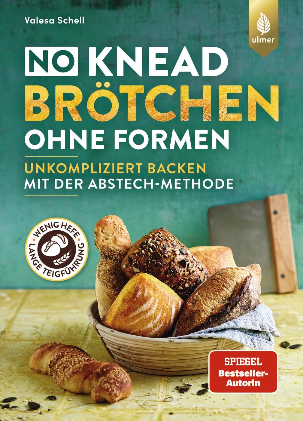 No-Knead-Brötchen ohne Formen: Unkompliziert Backen mit der Abstechmethode. Wenig Hefe & lange Teigführung für Fluffigkeit & viel Aroma