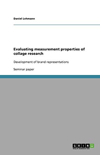 Evaluating measurement properties of collage research: Development of brand representations